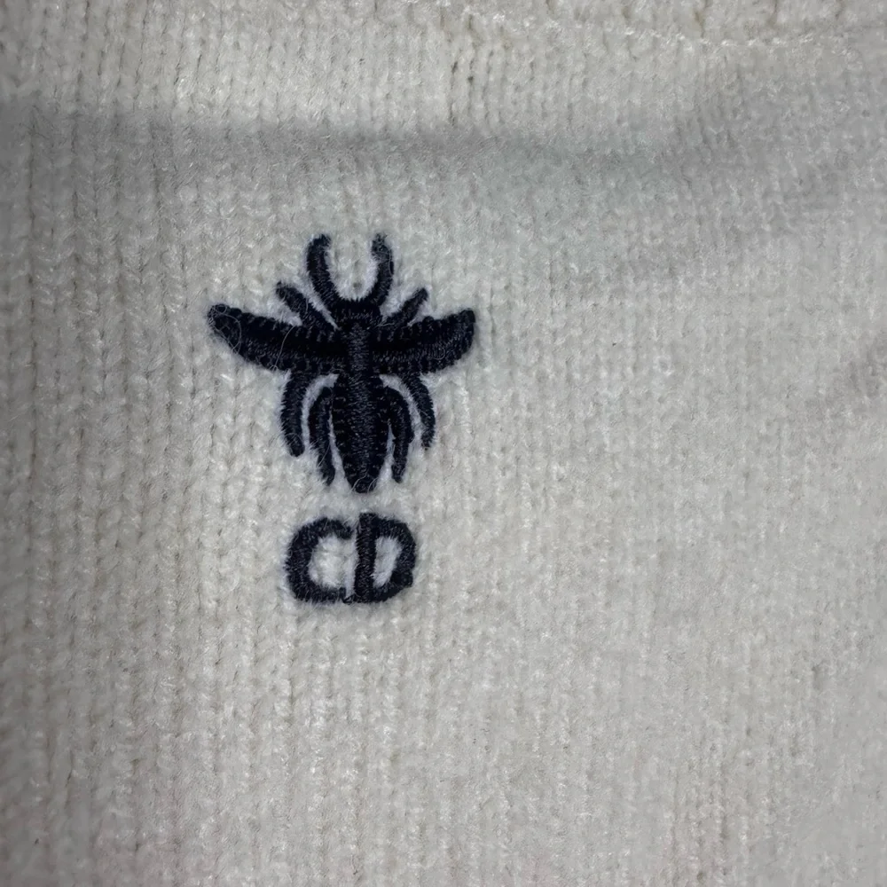Christian Dior Embroidered crewneck cream sweater Small NWOT - Picture 8 of 15